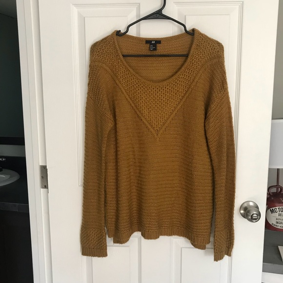 H&M Sweaters - mustard yellow sweater